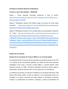 Impacto de los aranceles de Trump en México: un análisis económico