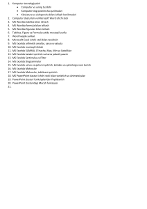 Kompyuter ko'nikmalari kursi: Word, Excel, PowerPoint