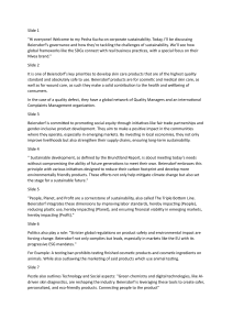 Beiersdorf's Corporate Sustainability: A Pecha Kucha Overview