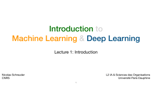 Machine Learning & Deep Learning Introduction