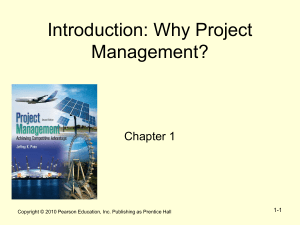 Project Management Introduction: Concepts & Life Cycles