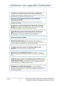 Am&eacute;liorer l'attention : 10 conseils pratiques