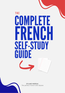 French Self-Study Guide: Complete Language Learning