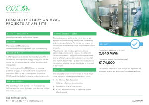 HVAC Feasibility Study: Energy Reduction at API Site