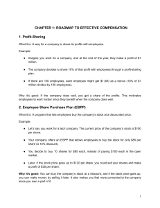 Effective Compensation Strategies: Profit Sharing & Rewards