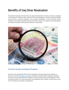 Iraq Dinar Revaluation: Benefits & Economic Impact