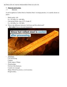 CFS Purlin Design: Software Instruction Manual