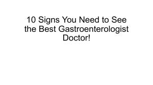 10 Signs You Need a Gastroenterologist Doctor