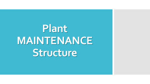SAP Plant Maintenance Structure: Key Organizational Units
