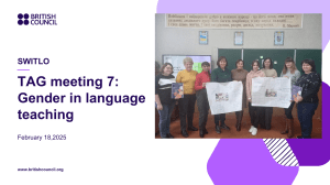 Gender Inclusivity in Language Teaching Presentation