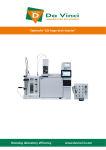 LGI Hogedrukinjectie Opdracht: Diesel Injector Studie