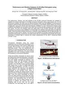 Lift-Offset Helicopter Performance & Vibration Analysis
