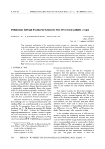 Fire Protection Standards Comparison: EN 54, BS, NFPA 72