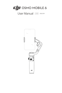 DJI Osmo Mobile 6 User Manual v1.0