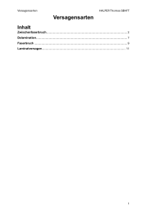 Faserverbund-Versagensarten: Analyse & Pr&auml;vention