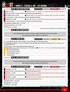TOTAL BEAXST: BEAXST RISING Workout Program - Weeks 5-7