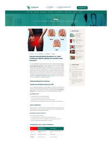 LIS vs Laser for Anal Fissures: Which Treatment is Best?
