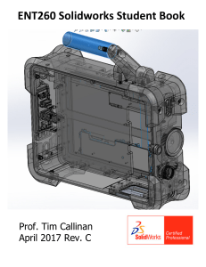 Solidworks Student Book ENT260