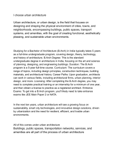Urban Architecture: Education, Salary & Future Trends
