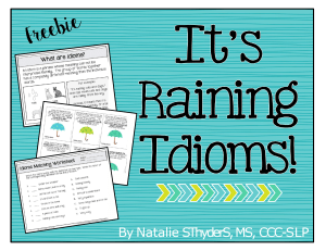 Idioms Worksheet: Learn Figurative Language