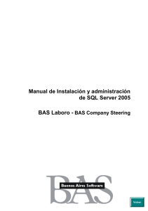 Manual de Instalación y Administración de SQL Server 2005