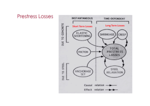 Prestressed Concrete Design: Serviceability & Load Balancing
