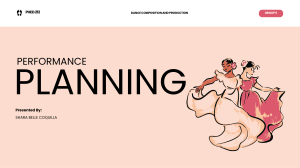 Dance Performance Production Planning: A Step-by-Step Guide