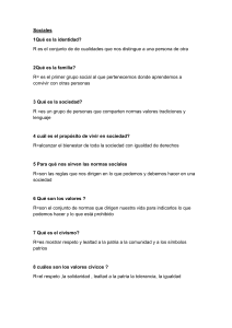 Preguntas y Respuestas de Estudios Sociales y Español
