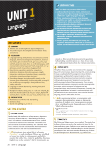 Language Learning: Grammar, Vocabulary, and Communication