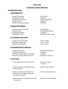 API 570 Exam Questions: Piping Inspection Code