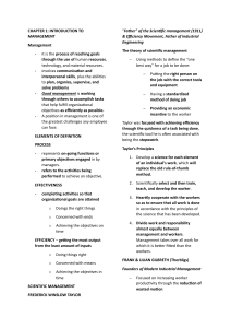 Management Theories & Decision Making - Intro Presentation