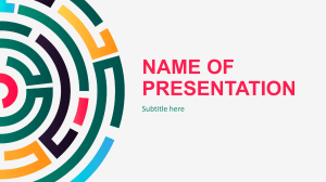 Presentation Template: Modern Design
