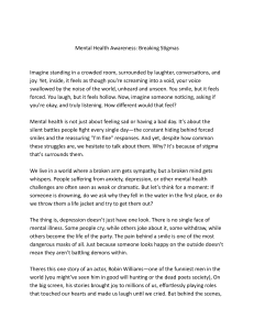 Mental Health Awareness: Breaking Stigmas