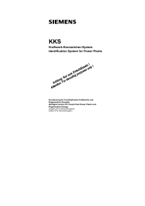KKS Kraftwerk-Kennzeichensystem Kurzfassung