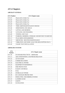 ATA CHAPTER