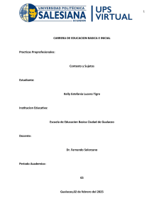 Informe de Observaci&oacute;n Educativa: An&aacute;lisis de la Escuela Gualaceo