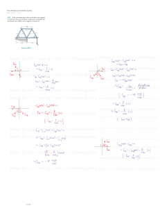 Truss Analysis: Method of Joints Solution
