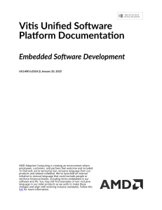 Vitis Unified Software Platform Documentation