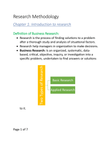 Essentials of Business Research Methods 5th Ed