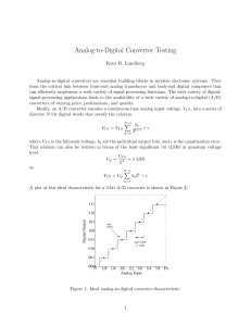 Analog-to-Digital Converter Testing: Performance Metrics & Quantization