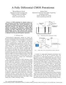 CMOS Potentiostat for Chemical Sensing: Design and Analysis