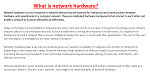 Network Hardware: Modems, Routers, Hubs, Switches Explained