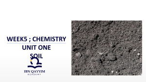 Soil Composition & Properties: A Chemistry Presentation