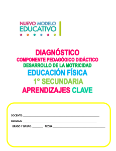 Evaluación Diagnóstica de Educación Física - Secundaria
