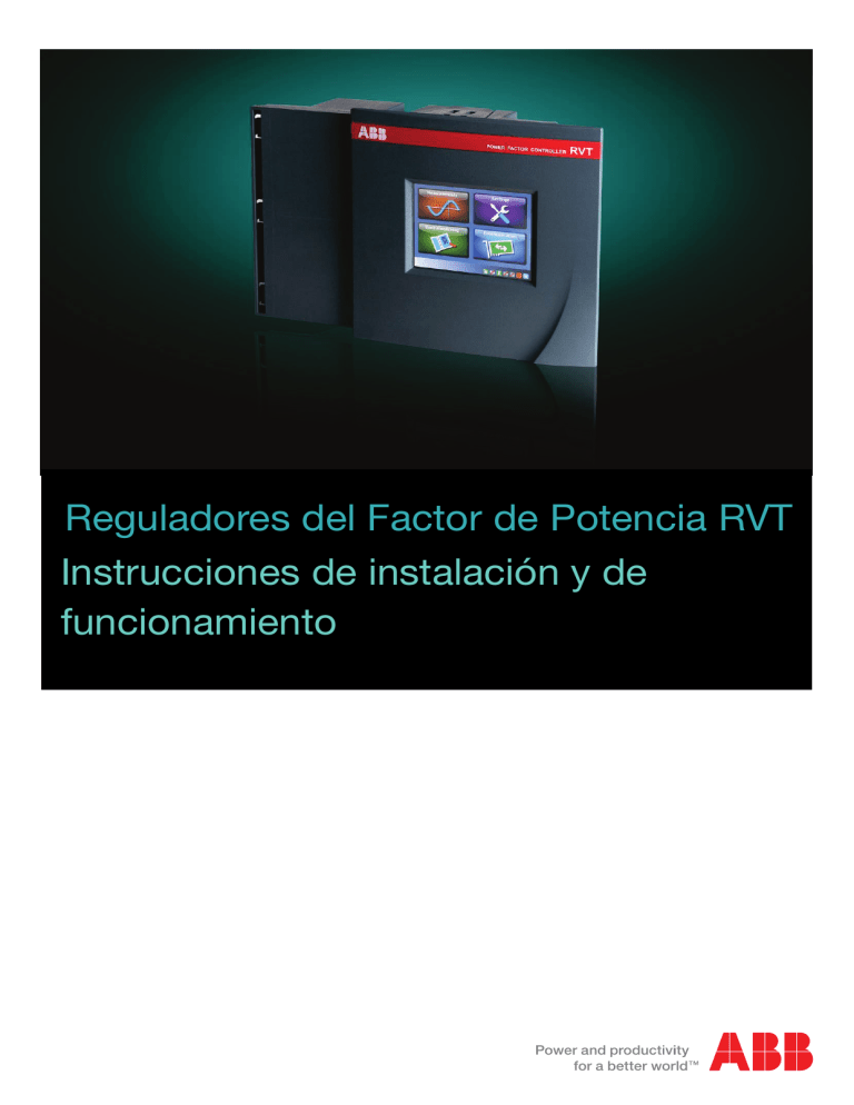 Guía de Instalación y Operación del Controlador RVT