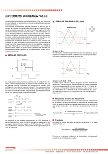 Encoders Incrementales: Funcionalidad, Se&ntilde;ales y Precisi&oacute;n