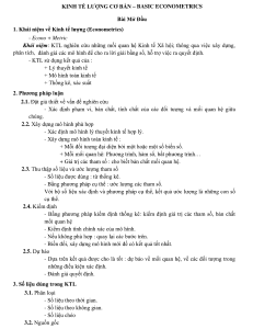 Apuntes de Econometr&iacute;a B&aacute;sica