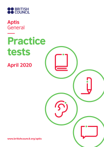 Aptis General Practice Tests - British Council