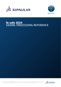 fe-safe 2024 Signal Processing Reference Manual