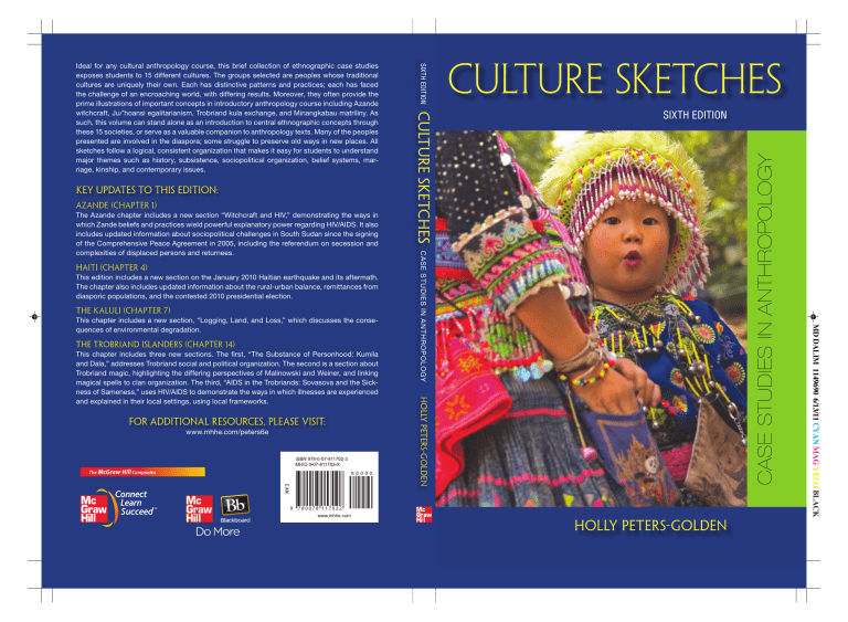 Culture Sketches Anthropology Case Studies, 6th Edition